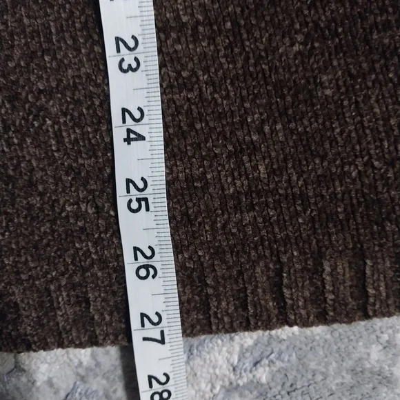 Vintage Brown Chenille Sweater - Picture 7 of 8